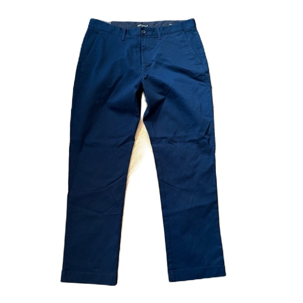 J.Crew Mercantile Flex Chino Khaki Pants NEW Blue 33x30